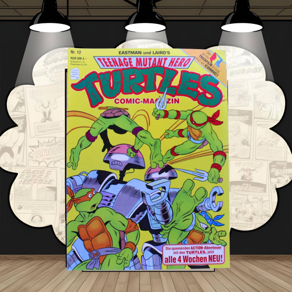TMNT Comic Magazin Nr. 12 – Iss schneller, Don! | Condor 1991 | Vater Natur | Neuwertig